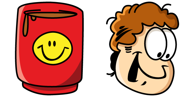 Garfield Jon Arbuckle & Cup Cursor