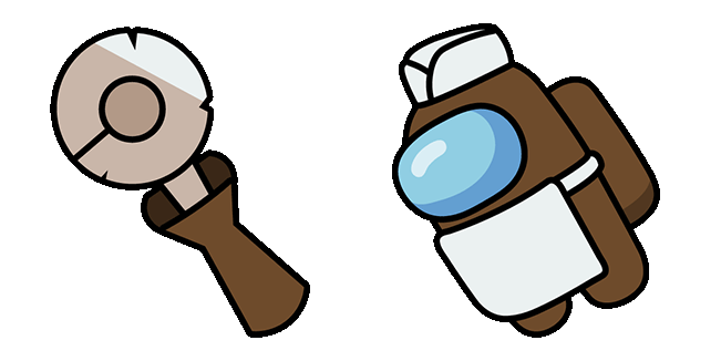 Among Us Serie Brown Animated Cursor