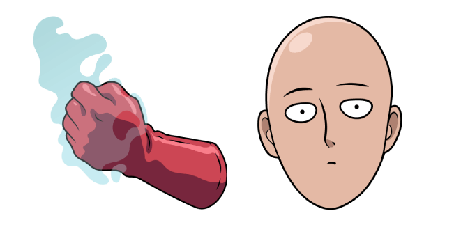 One-Punch Man Saitama & Fist Cursor