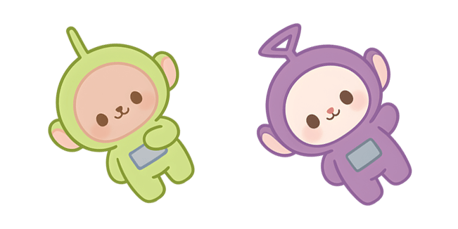 Teletubbies Dipsy & Tinky Winky Cursor
