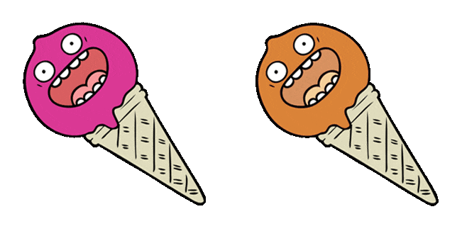 Funny Ice Cream Animated Cursor