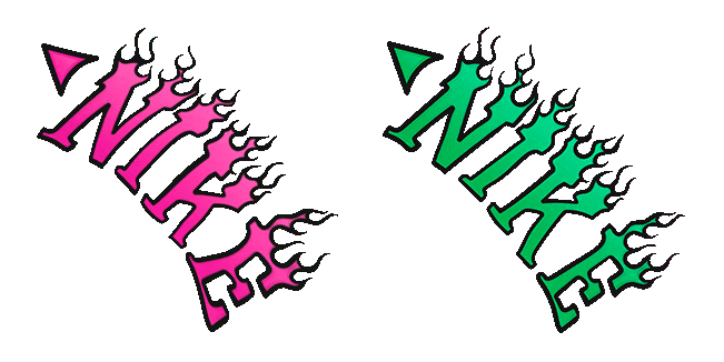 Nike Flame Logo Animated Cursor