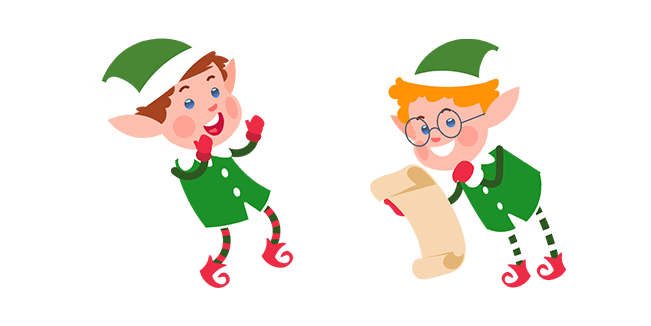 Christmas Cute Elfs Cursor