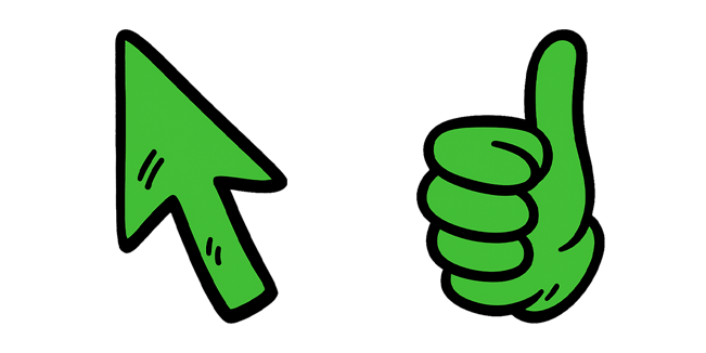 Green Thumbs-Up Cursor