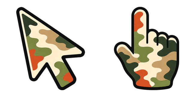 Forest Camo Cursor