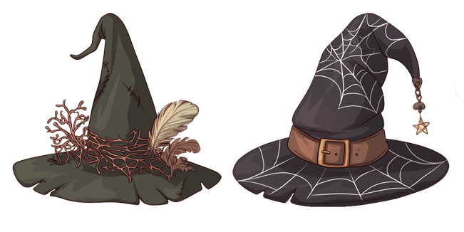 Fashionable Witch Hat Cursor