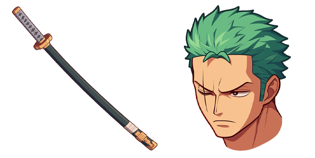 One Piece Katana & Roronoa Zoro Cursor