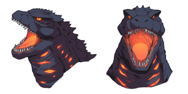 Furious Godzilla Cursor
