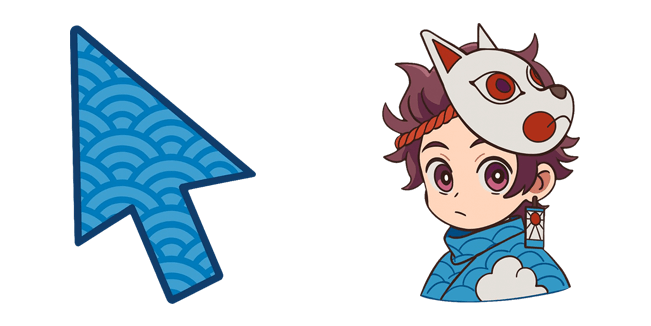 Demon Slayer Masked Tanjiro Cursor