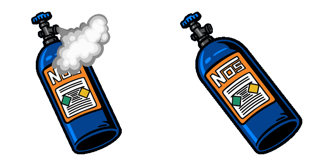 NOS Nitrous Bottle Animated Cursor