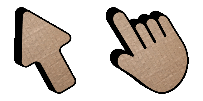 Cardboard Texture Animated Cursor
