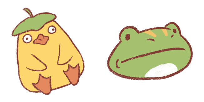 Spirited Away Otori-sama & Aogaeru Cute Cursor