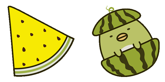 San-X Penguin? Yellow Watermelon Animated Cursor