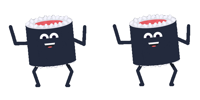 Funny Sushi Dancing Animated Cursor