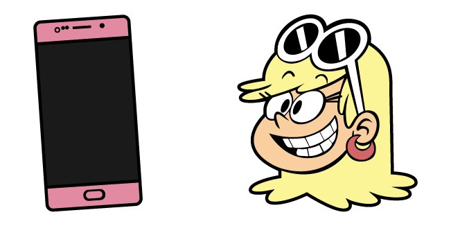 The Loud House Leni Loud & Phone Cursor