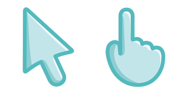 Plain Powder Blue Cursor