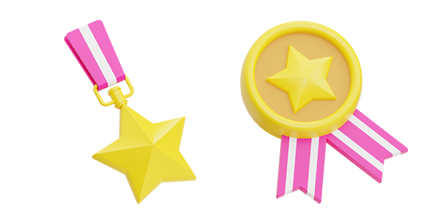 Star Medal & Award 3D Cursor