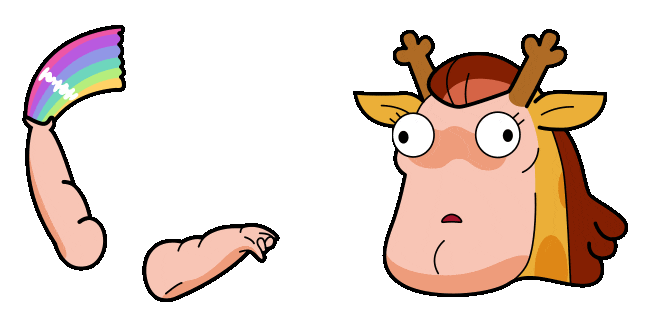 Centaurworld Durpleton & Rainbow Animated Cursor