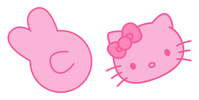 Y2K Hello Kitty Cursor