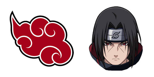 Naruto Itachi Uchiha Face & Akatsuki Cursor