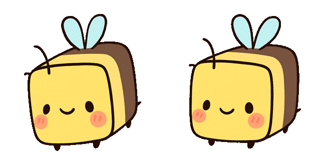 Minecraft Cute Bee Animated Cursor