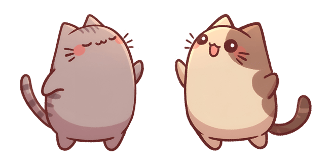 Chubby Cats Cute Cursor