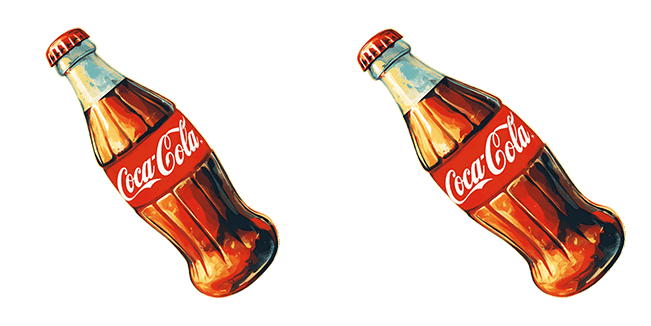 Vintage Coca-Cola Bottle Animated Cursor