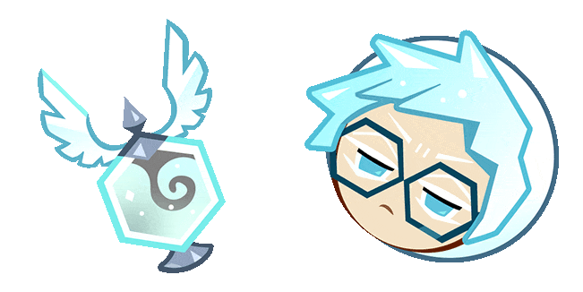 Cookie Run Menthol Cookie Animated Cursor