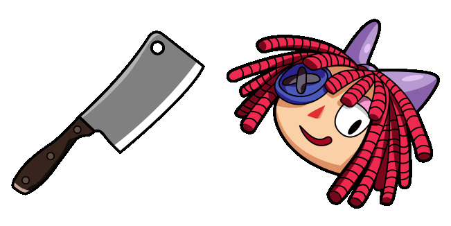 The Amazing Digital Circus Ragatha & Knife Animated Cursor