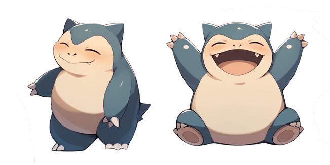 Pokemon Adorable Snorlax Cursor