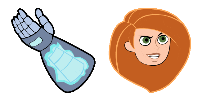 Kim Possible & Cybertronic Hand Animated Cursor
