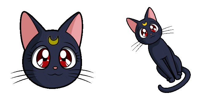 Sailor Moon Luna Animated Cursor