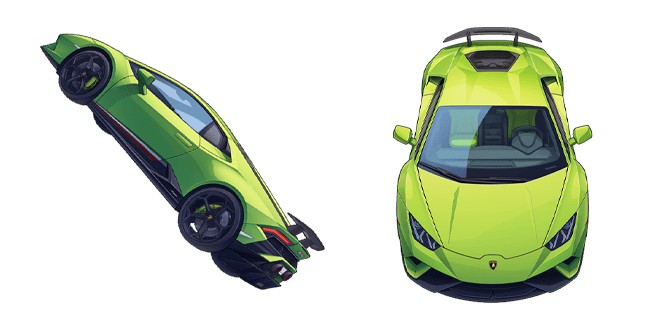 Lime Lamborghini Huracan Cursor