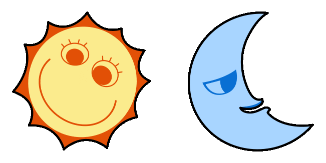 The Amazing Digital Circus Sun & Moon Animated Cursor