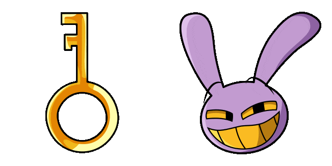 The Amazing Digital Circus Jax & Key Animated Cursor