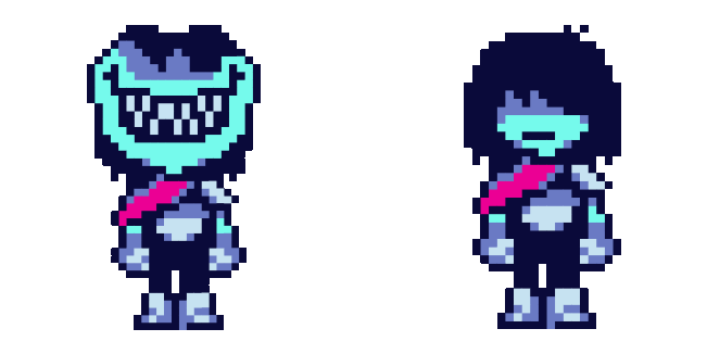 Undertale Dark Kris Animated Cursor