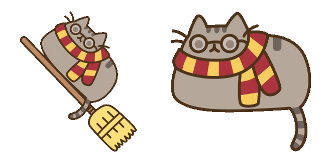 Pusheen the Harry Potter Animated Cursor