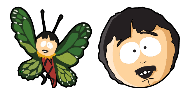 South Park Randy Marsh & Randy Marsh Butterfly Cursor