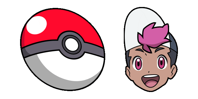 Pokemon Horizons Roy & Pokeball Animated Cursor