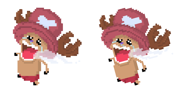 Chopper Crying Pixel Meme Animated Cursor