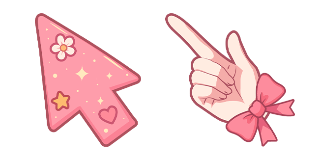 Cutecore Pink Arrow Cursor