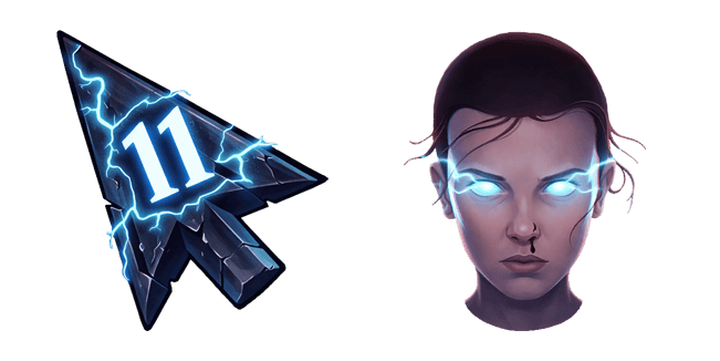 Stranger Things Eleven & Arrow Cursor