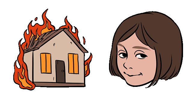 Disaster Girl Meme Animated Cursor