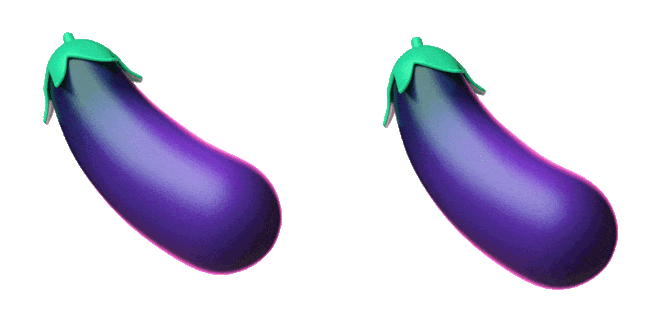 Eggplant Emoji Animated Cursor