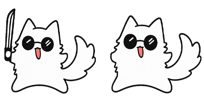 Jujutsu Kaisen Gojo Cat Sword Cursor