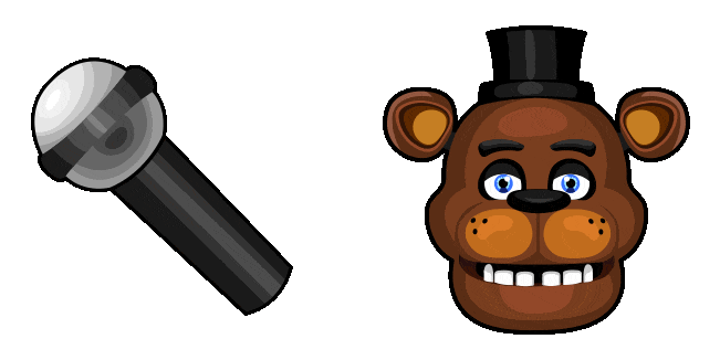 FNaF Freddy Fazbear & Mic Animated Cursor