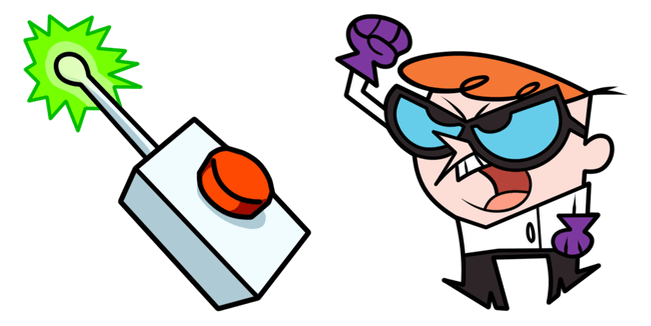 Dexter's Lab Dexter & Remote Cursor
