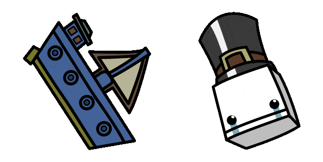 BattleBlock Theater Hatty Hattington & S.S. Friendship Animated Cursor
