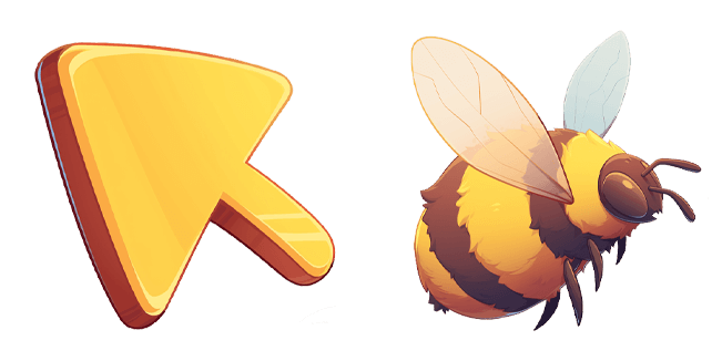 Honey Arrow & Bee Cursor