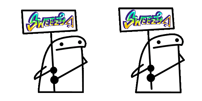 Flork of Cows Sweezy Poster Animated Cursor